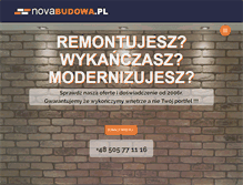 Tablet Screenshot of novabudowa.pl